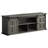 70 in Farmhouse TV Stand for 70-80 Inch TVs, Rustic Entertainment Center with Sliding Barn Doors, Storage Cabinets, Built-In Power Outlets-1179562932