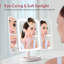 Freestanding Mirror with Shelves-49259647