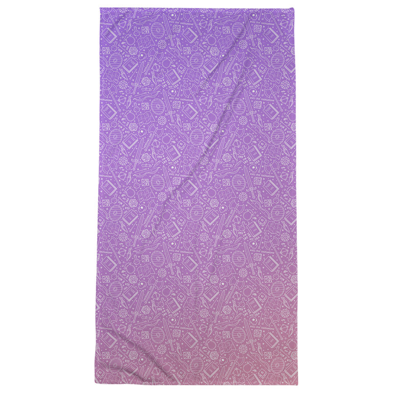 Katelyn Elizabeth Beach Towel, Purple/Pink