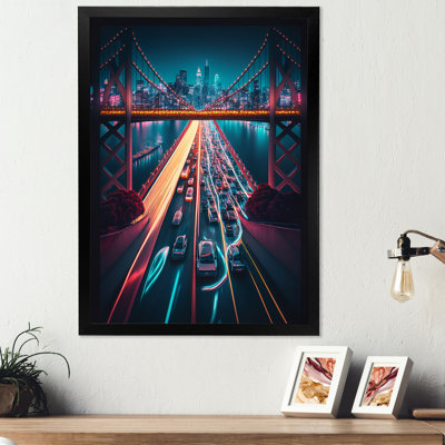" Futuristic San Francisco Neon II "