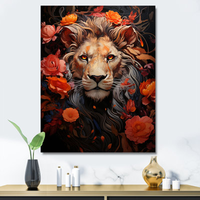 «Fierce Guardian Lioning I» sur toile