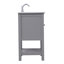 Ensemble de meuble-lavabo simple 19 po Narron-345642388