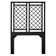 X And Diamond Headboard