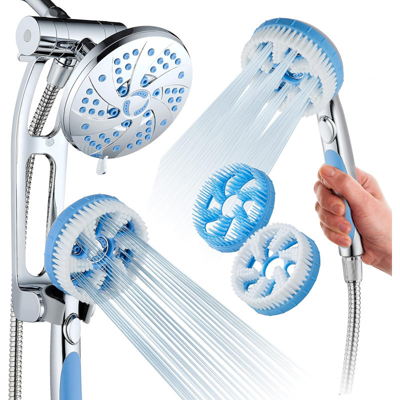 Aquassage By Aquacare Dual Shower Head 2.5 GPM GPM, Chrome