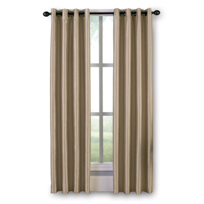 Manos Polyester Room Darkening Single Curtain Panel