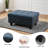 Faux Leather Ottoman-1103851049-1103851054