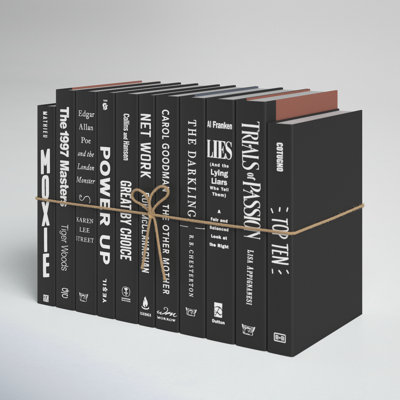 Serefina 1 Foot of Decorative Black Books
