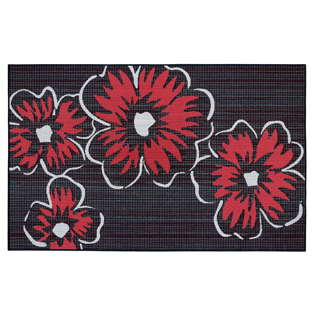 Vera Bradley Washable Floral Indoor / Outdoor Rug Vera Bradley Rug 