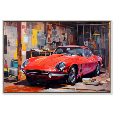 Reproduction d'art sur toile Garage Garage