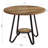31.5" Small Round Dining Table, Industrial Kitchen Table For 2-4