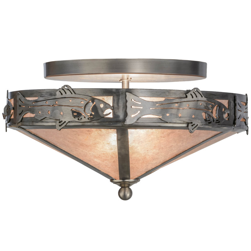 Rustic Lodge 2 - Light Flush Mount
