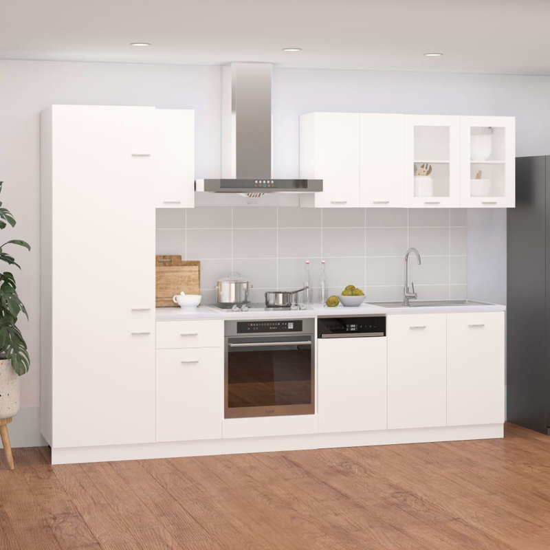 Lyon Kitchen Cabinet Set Lyon, White