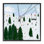 «Ski Lift Mountain Landscape», art de la giclée noire encadrée par Ashley Singleton