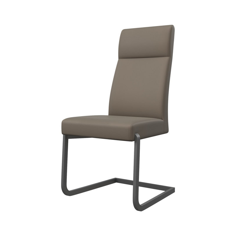 Alianys 48cm H Upholstered Side Chair, Beige