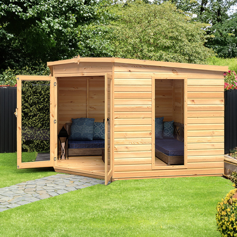 Handmade 10 x 10 Ft Corner Summer House, Yes