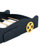 Full Size Race Car-Shaped Platform Bed With Storage - Dark Blue Robust Construction For Comfort Blue Car Pine Wood Bedroom Use-1455228021-1455228008