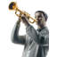 Jazz Trumpeter Figurine