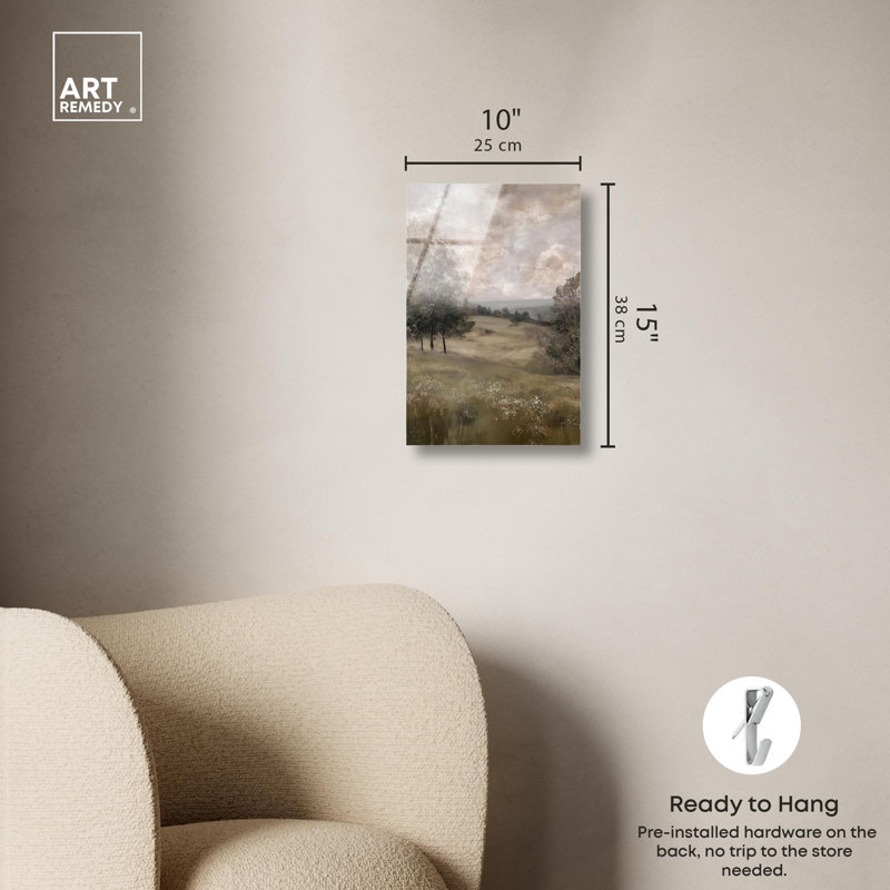 «A Gentle Breeze», reproduction d'art acrylique par Art Remedy, H 15 po x l 10 po