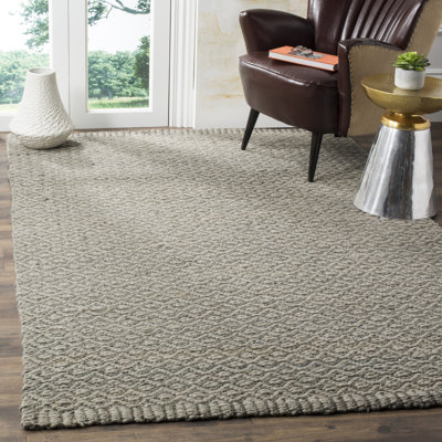 Leesport Wool/Jute/Sisal Grey/Taupe Area Rug