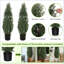 153.9Cm Artificial Cedar Topiary in Planter