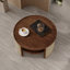 Table basse ronde en rotin avec rangement-1534539128