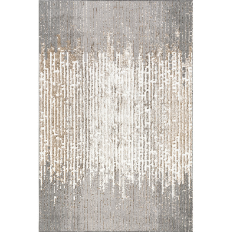  Wynna Abstract Indoor/Outdoor Area Rug, Rectangle 4' x 6'