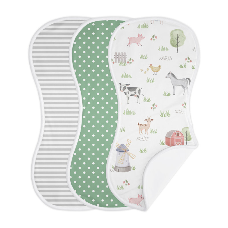Chiffons absorbants pour animaux de ferme de Sweet Jojo Designs