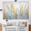 Blue and Golden Ferns Breeze Symphony - ensemble de décorations murales fougères-107752772-107752770