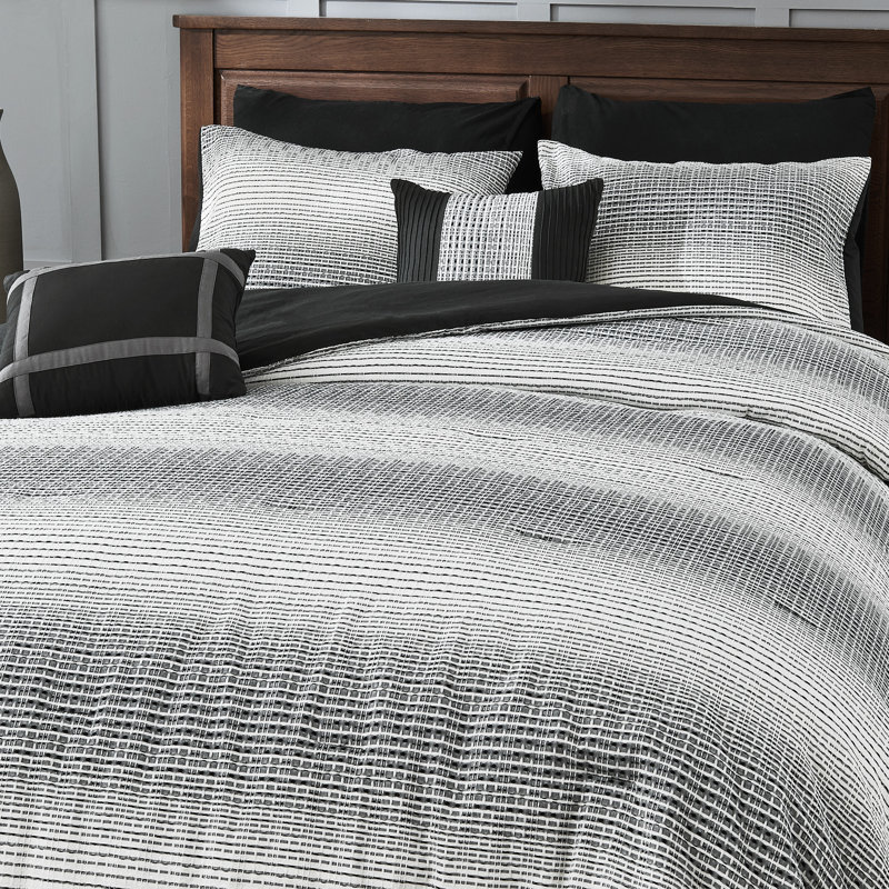 Ensemble d'édredon Wonderful Warnle Weave, Édredon de très grand lit et 4 pièces additionn