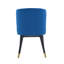 Sofina Modern Velvet Dining Chair, Tufted Back, Wooden Frame-105652197