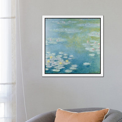 Nympheas at Giverny, 1908 by Claude Monet - 1 Piece Painting on Canvas