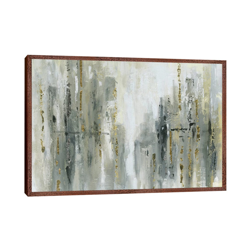City Shine by Carol Robinson - Painting on Canvas, Classic Brown Wood Framed, 152.5 cm H x 101.5 cm W