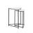 Metal Nesting End Table For Living Room Furniture, Marble Top Nest Of 2 Side Tables, Accent Tables