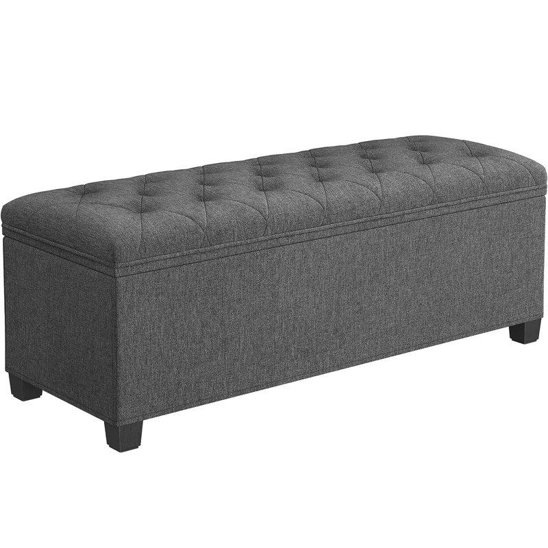 Banc de rangement rabattable