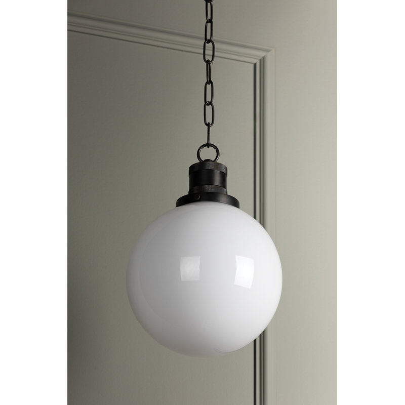 BEVERLY Pendant by ZIO & SONS, Old Bronze, 14.75" H x 10" W x 10" D