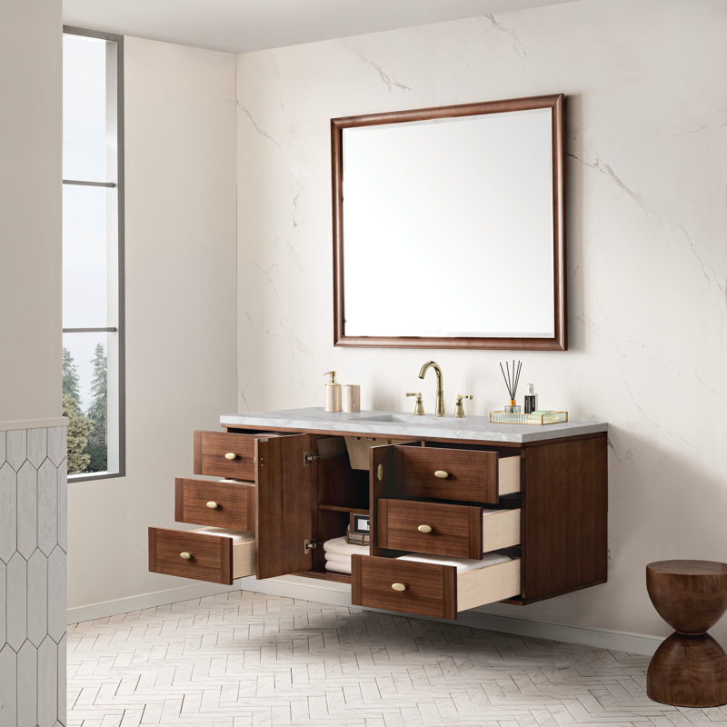 Amberly 60'' W Single Vanity, Siberian