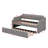 Upholstered Daybed With Trundle, Twin Size-365051315
