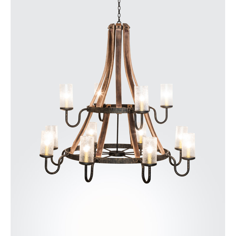 Rustic Lodge 12 - Light Chandelier