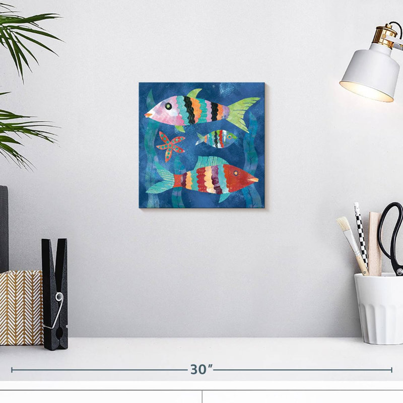 Ashelle Boho Reef Fish I, H 10 po x l 10 po