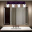 Applique murale de style campagnard industriel 4 lumières avec métal bronze huilé (ampoule non incluse)