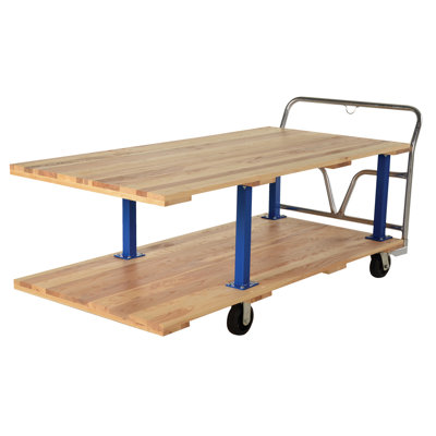 Chariot utilitaire double plateforme