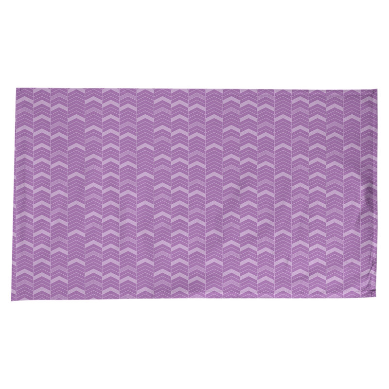 Nappe à chevrons à traits Stephenie, Violet