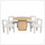 Ensemble de chaises de salle à manger rembourrées Boucle-256130346