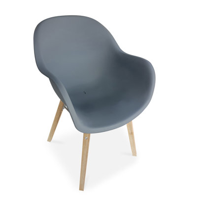 Stockton Outdoor Patio Dining Armchair with Cushion