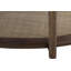 Avalon Walnut And Cane Coffee Table