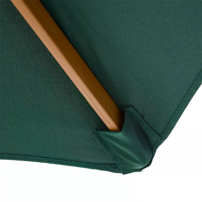Brenlee 250cm Market Parasol, Green