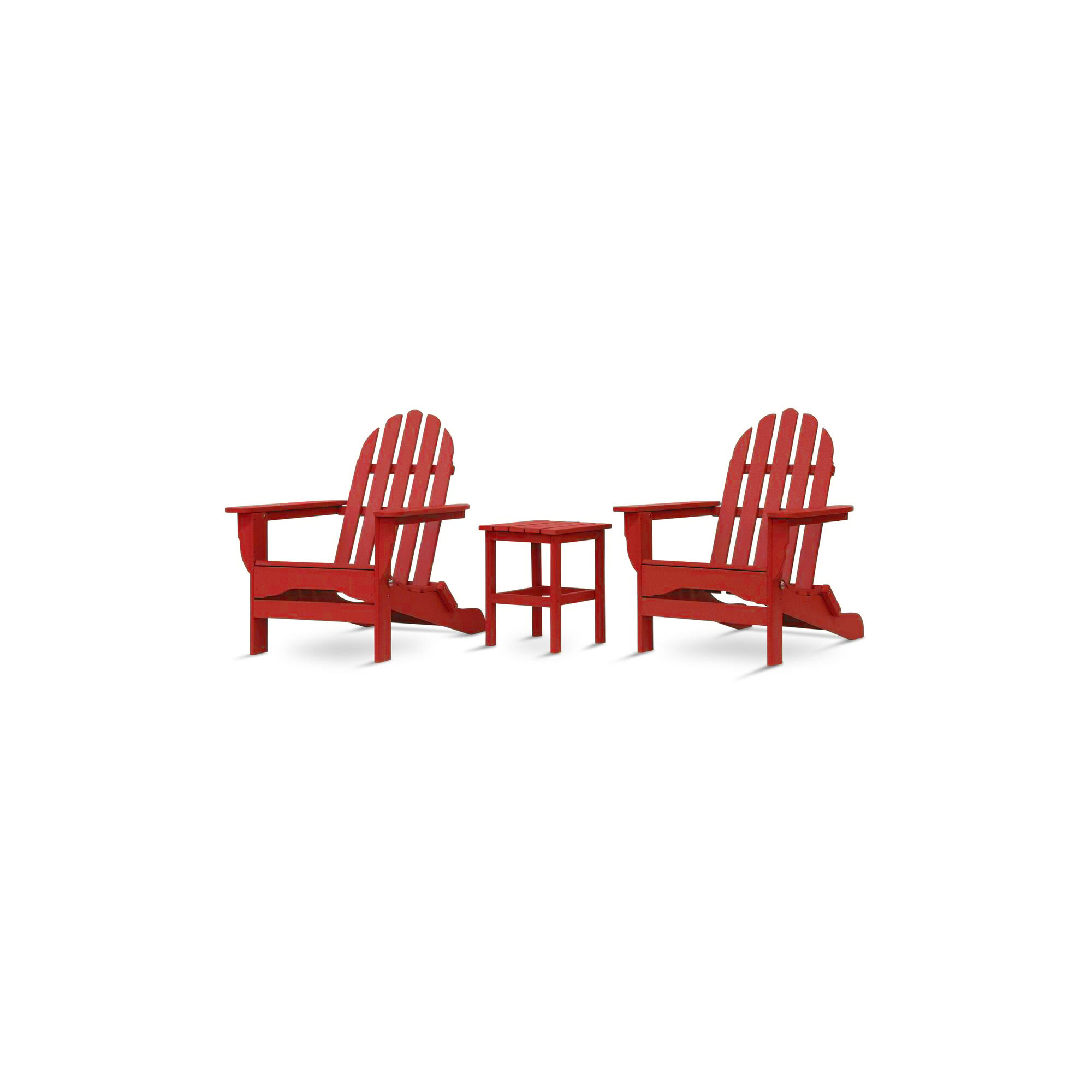 Leighton 2 - Person Patio Conversation Set, Bright Red