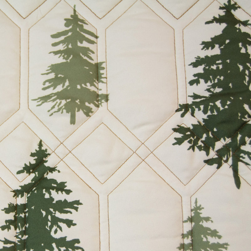Your Lifestyle by Donna Sharp Cedar Lodge 3PC Queen Quilt Set, Queen Quilt + 2 standard Shams
