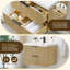 Livia 30" Wall-mounted Single Bathroom Vanity with White Artificial Drop-in Sink without Mirror