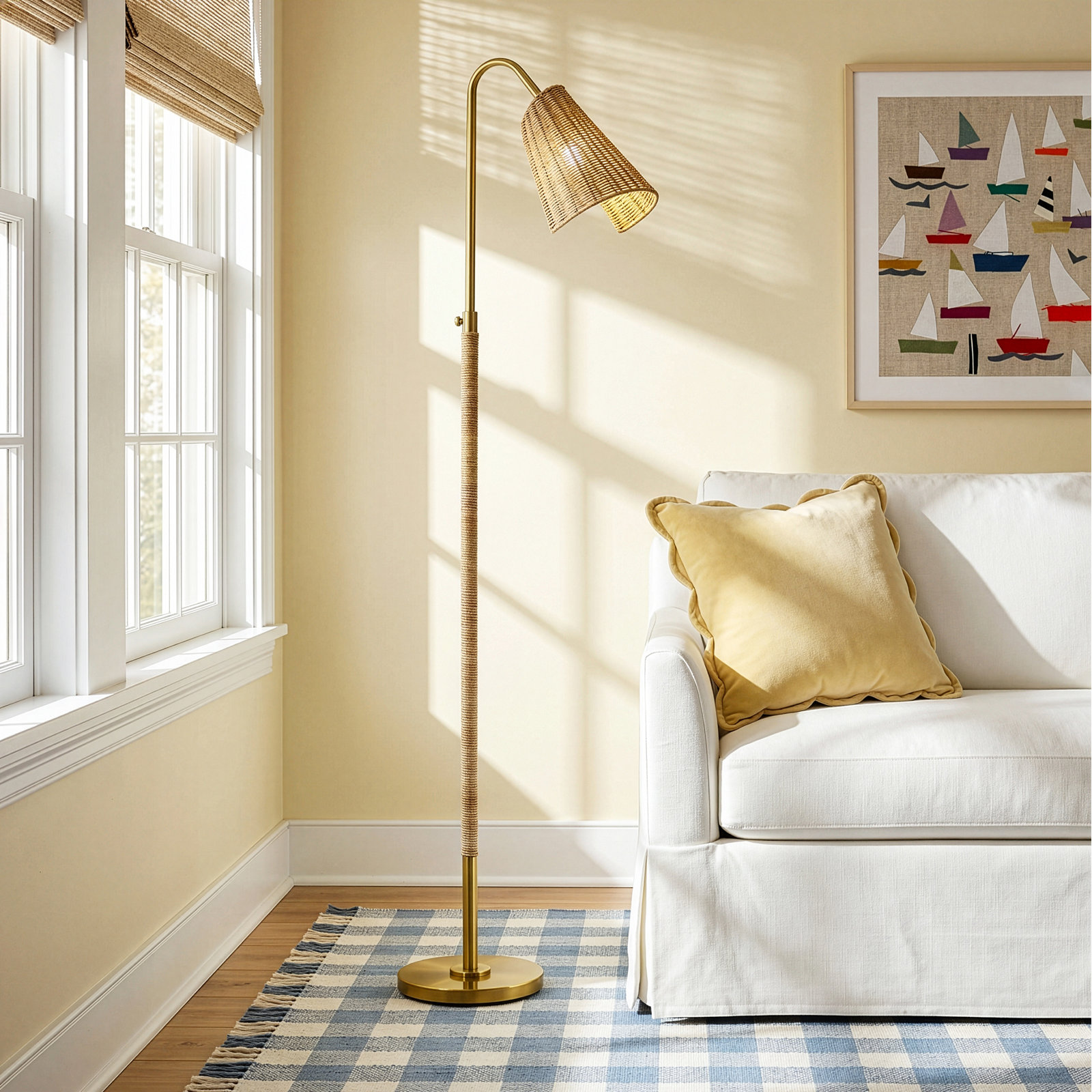 Bandeen 65" Adjustable Height Floor Lamp